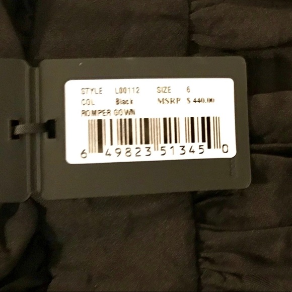 LOTUS THREADS CHIFFON SHEAR OVERLAY ROMPER GOWN - Picture 6 of 8